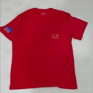 Vineyard Vines Short Sleeve Red Shirt Men’s M